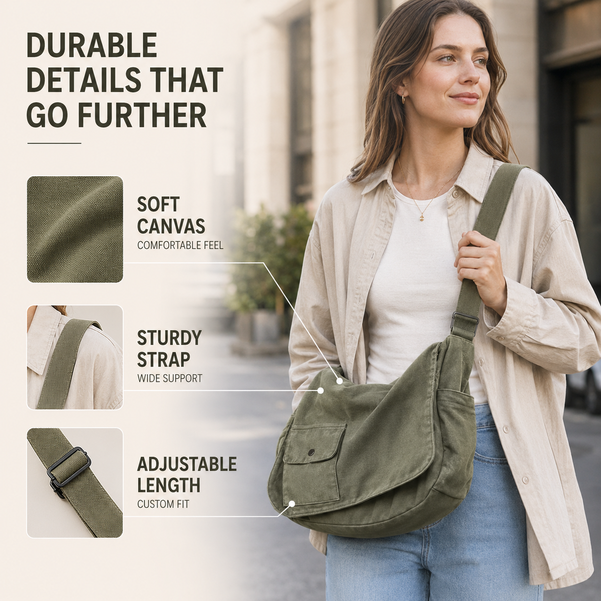 Nordspur | Large Messenger Bag