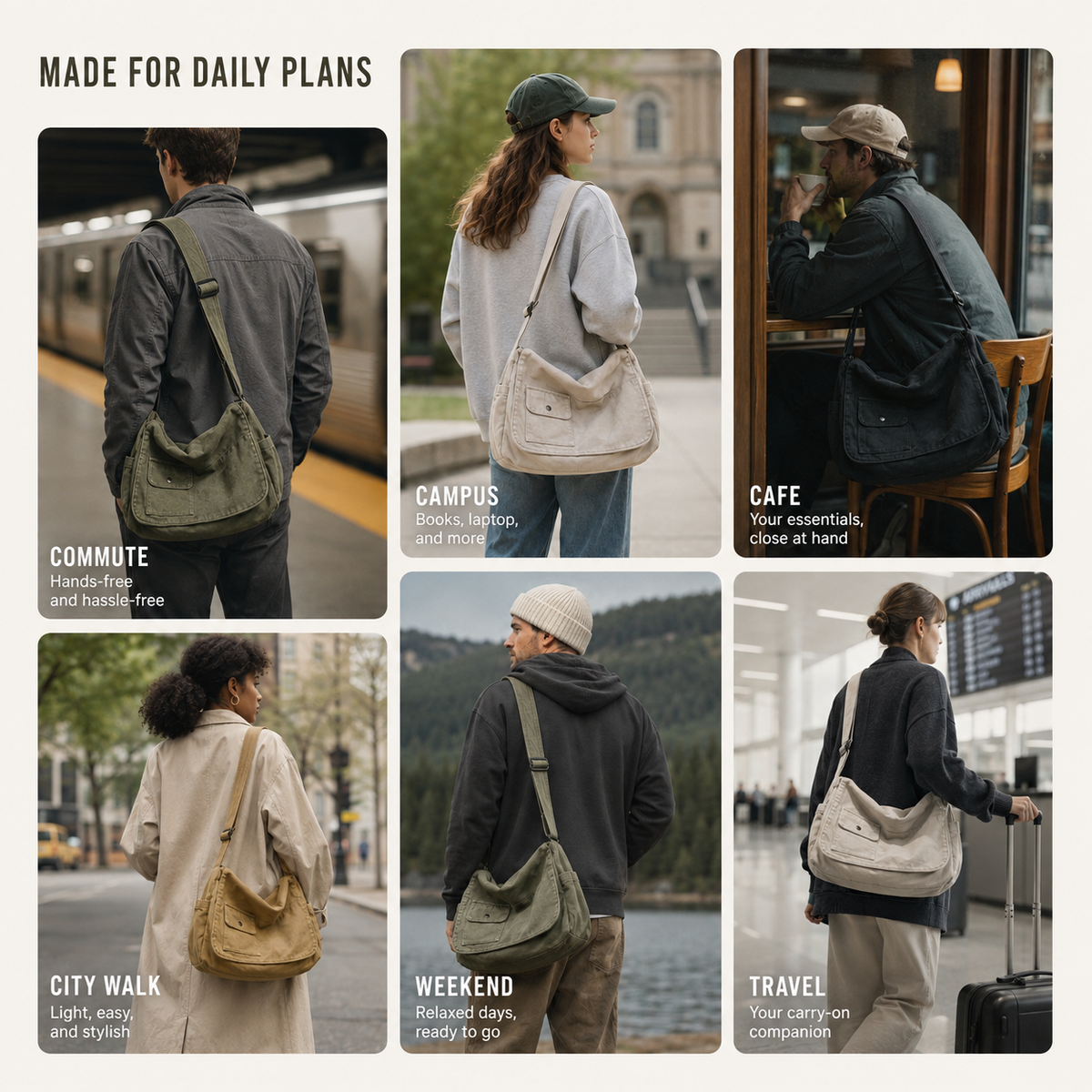 Nordspur | Large Messenger Bag