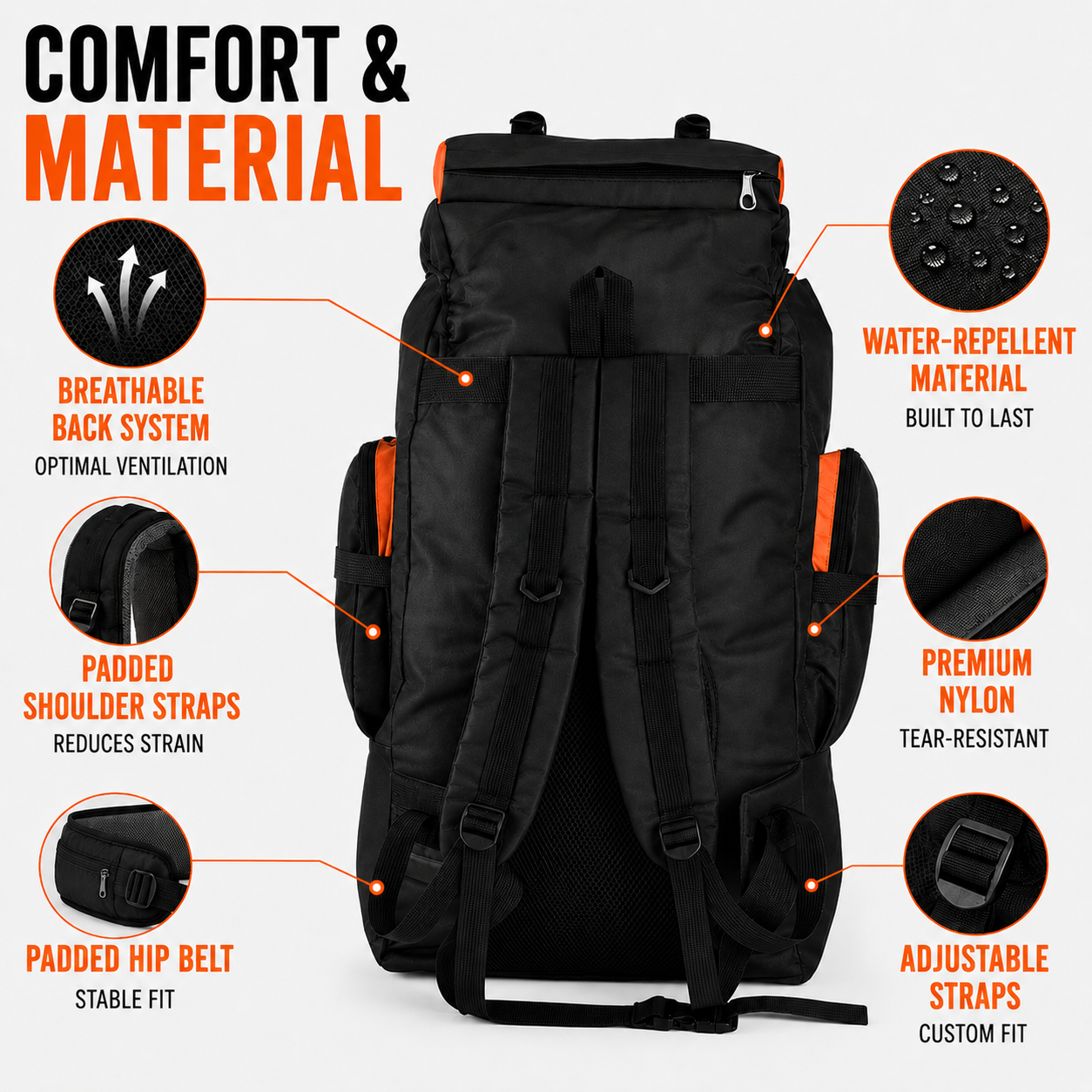 Nordspur | Large Volume Trekking Backpack