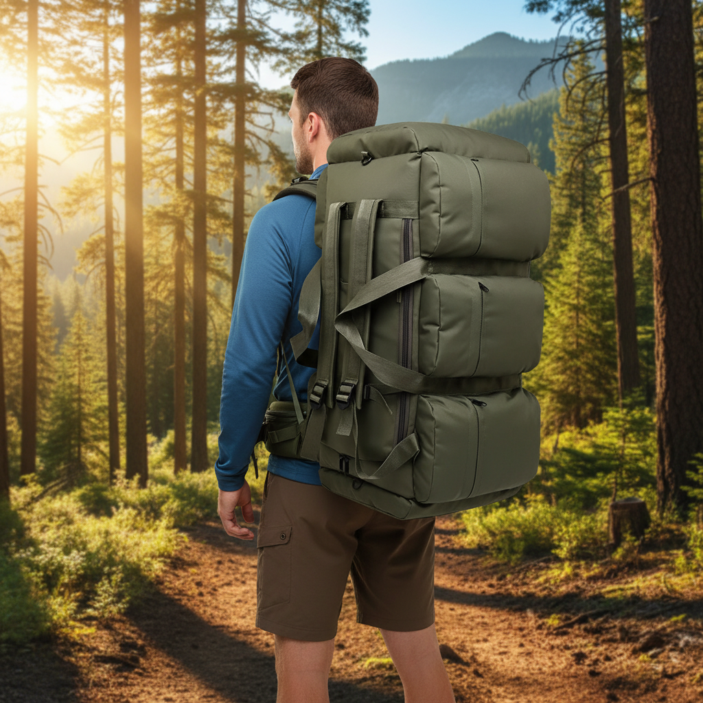 Nordspur | Large Capacity Nylon Backpack
