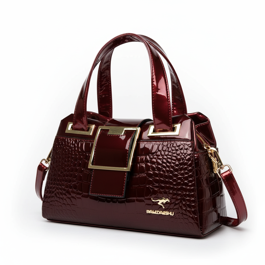 Nordspur | Large Patent Leather Tote