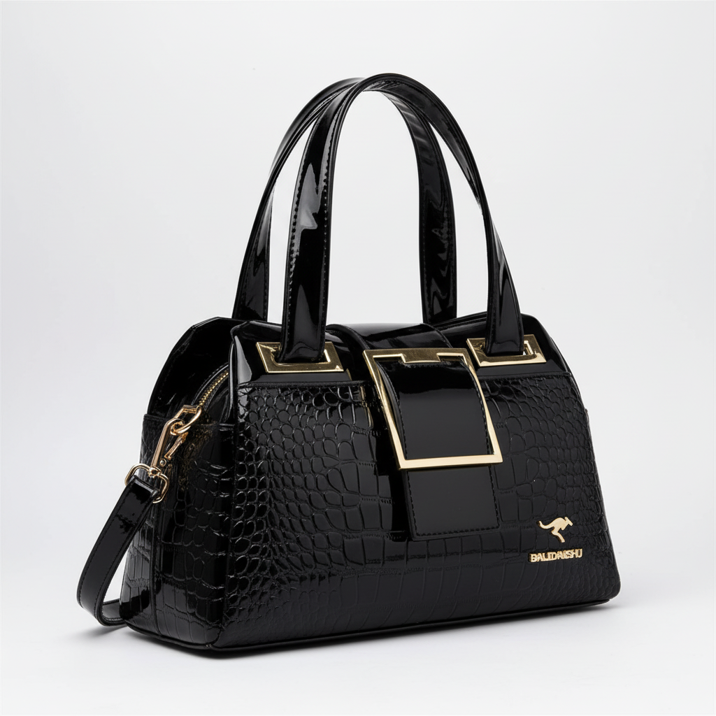 Nordspur | Large Patent Leather Tote