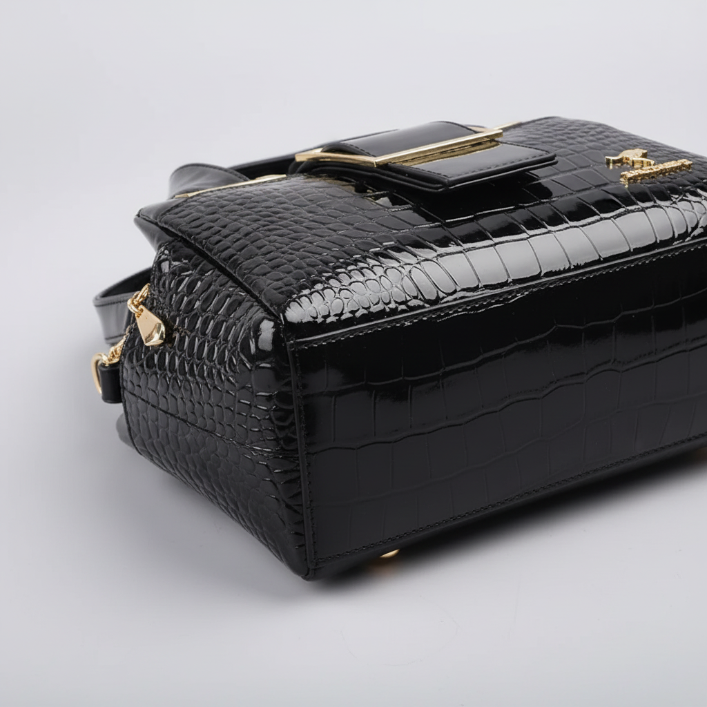Nordspur | Large Patent Leather Tote