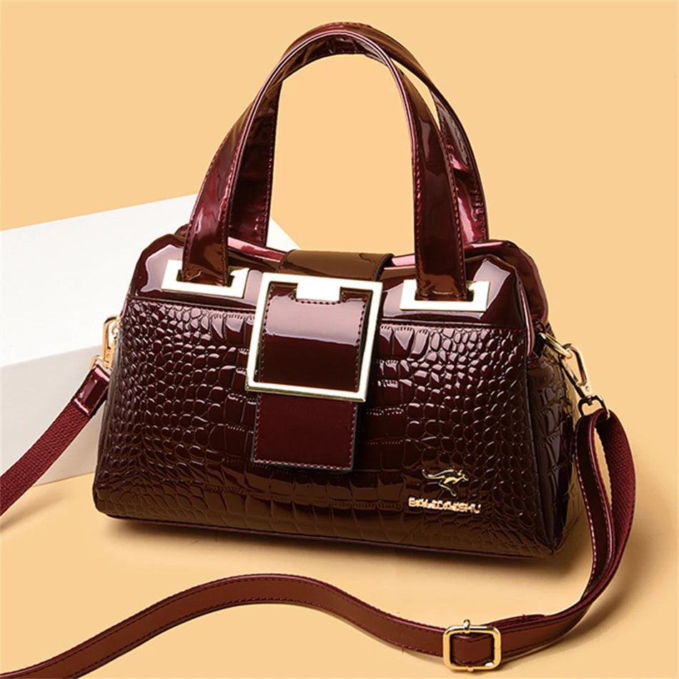 Nordspur | Large Patent Leather Tote