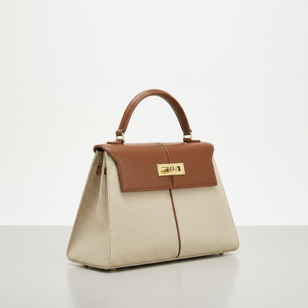 Nordspur | Large Square Top Handle Bag