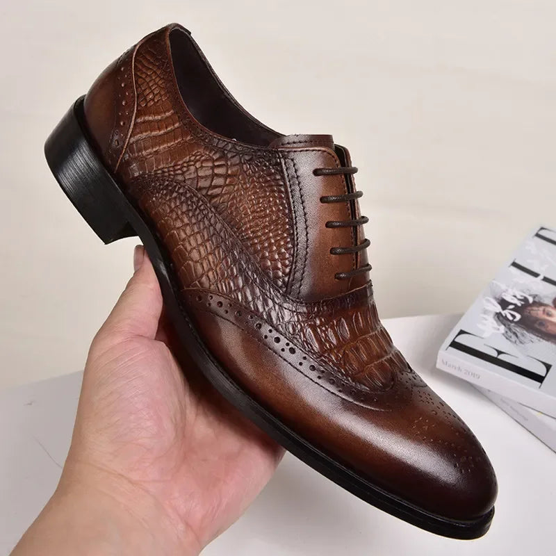 Nordspur | Leather Oxford Brogue Shoe
