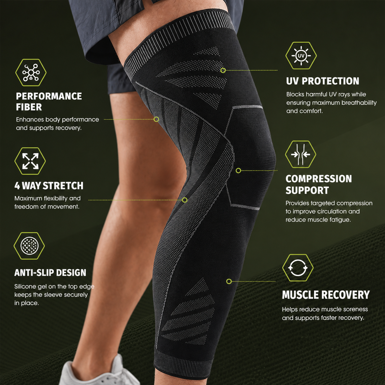 Nordspur | Leguardex Full Leg Compression Sleeve
