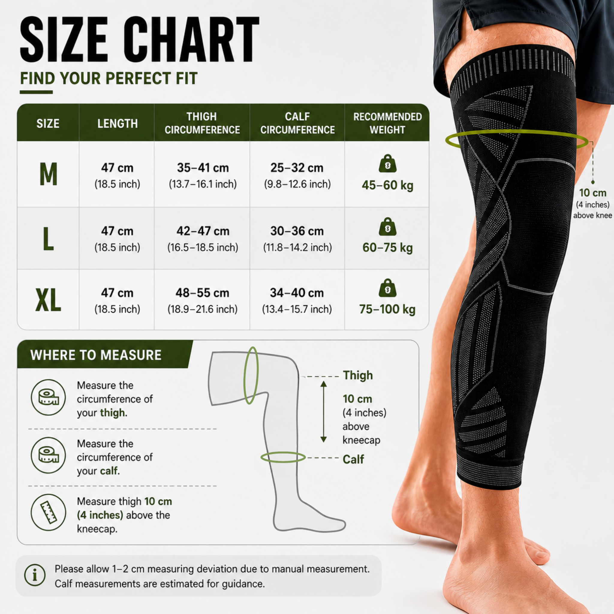 Nordspur | Leguardex Full Leg Compression Sleeve