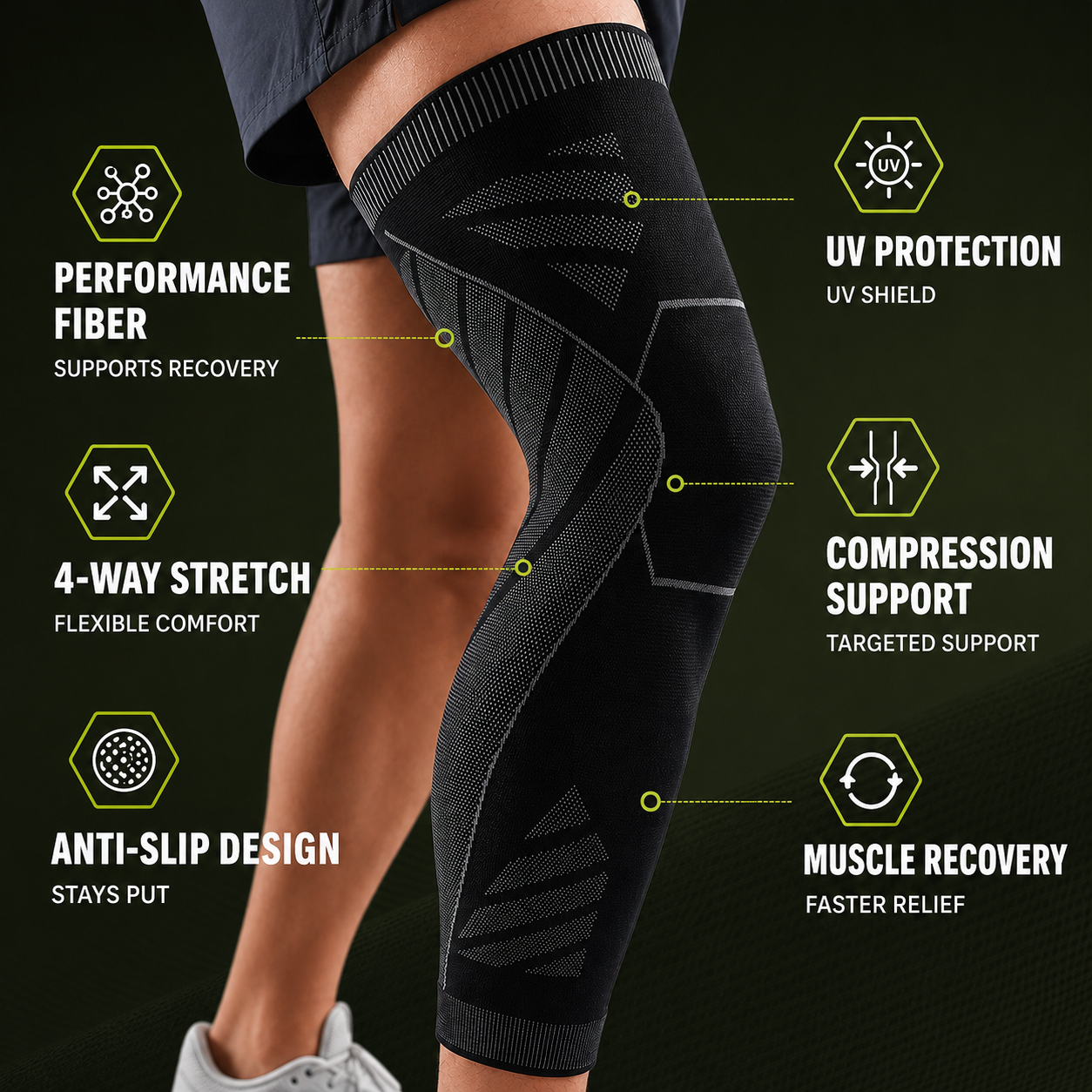 Nordspur | Leguardex Full Leg Compression Sleeve