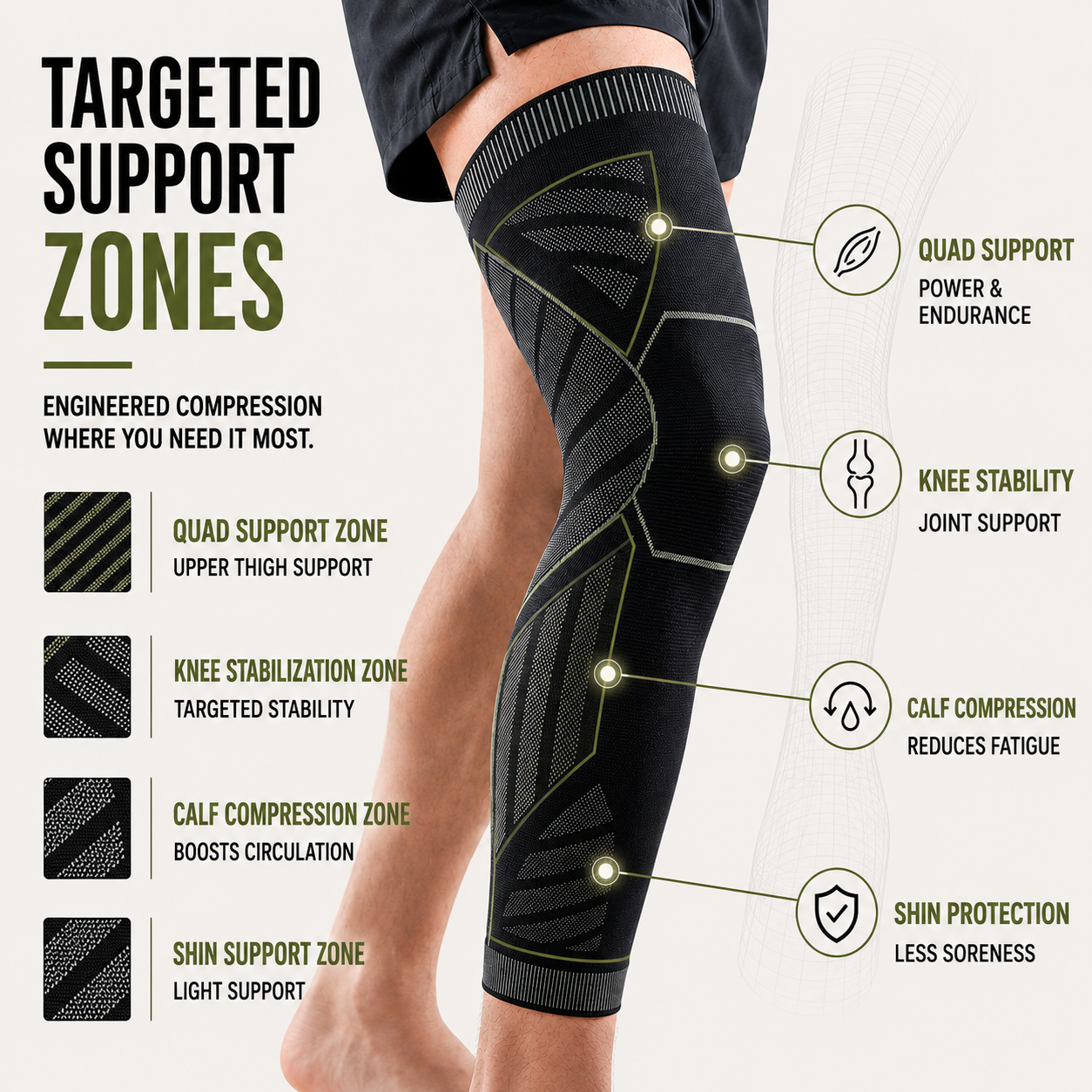 Nordspur | Leguardex Full Leg Compression Sleeve