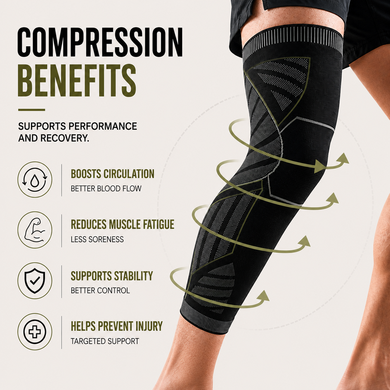 Nordspur | Leguardex Full Leg Compression Sleeve