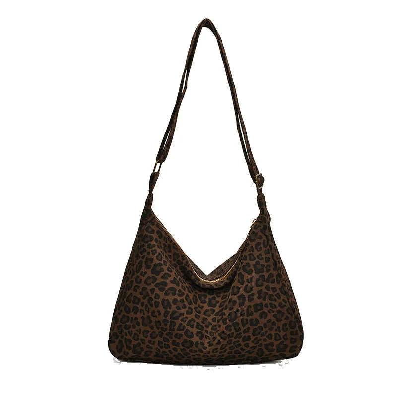 Nordspur | Leopelle Large-Capacity Leopard Print Shoulder Bag