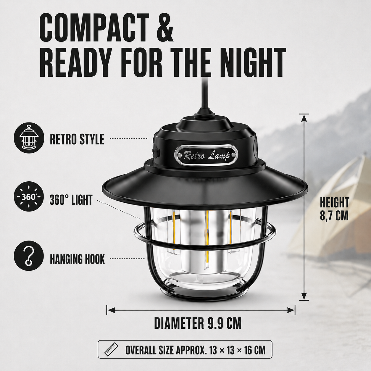 Nordspur | LichtNest Retro Lamp