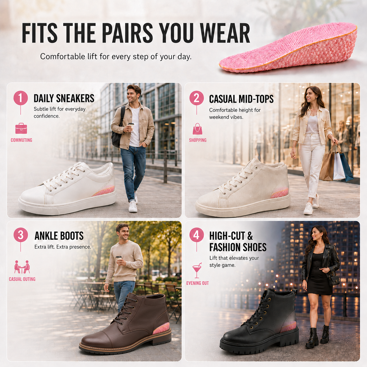 Nordspur | LiftStep Height Increasing Insoles