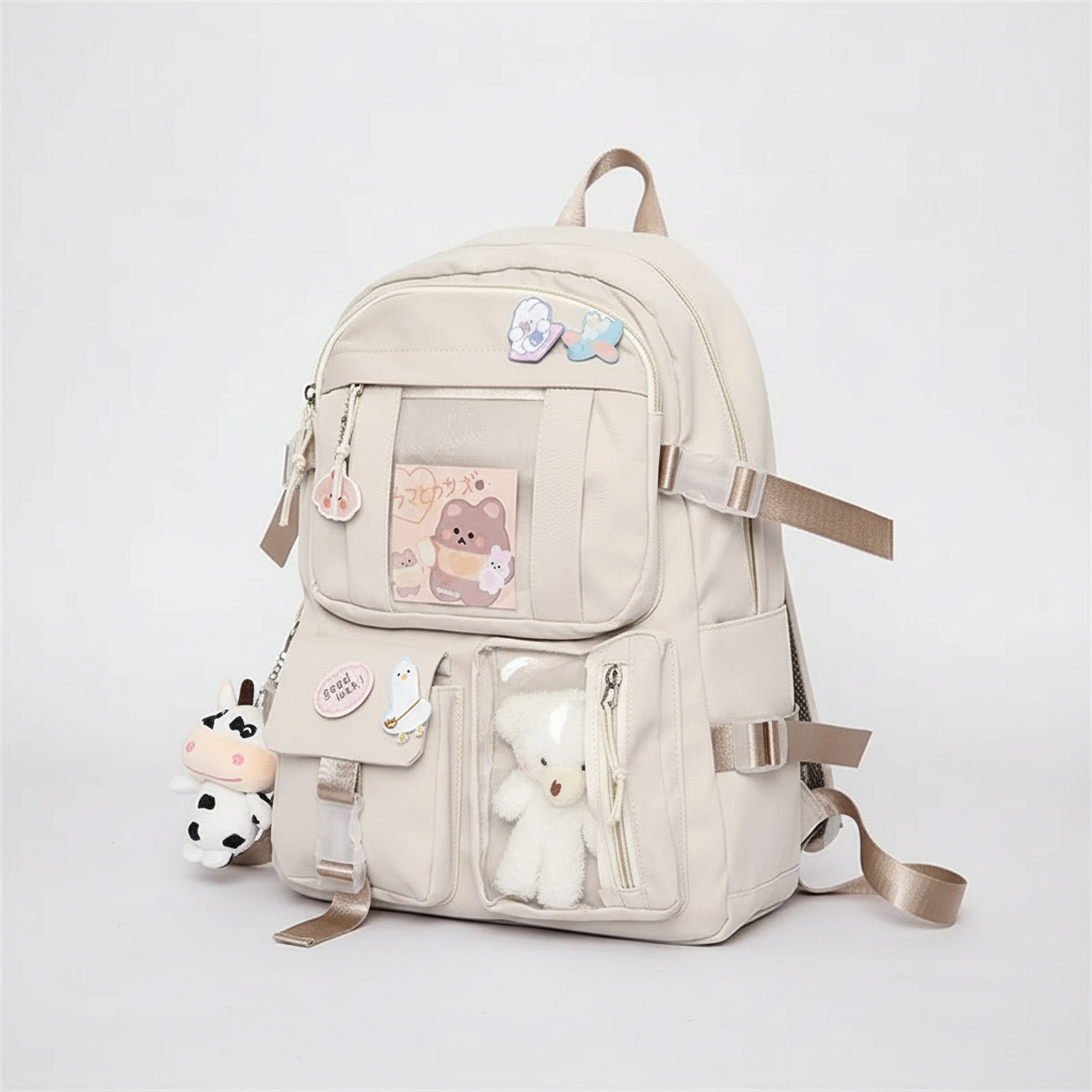 Nordspur | Lilacory Preppy Style Student Backpack
