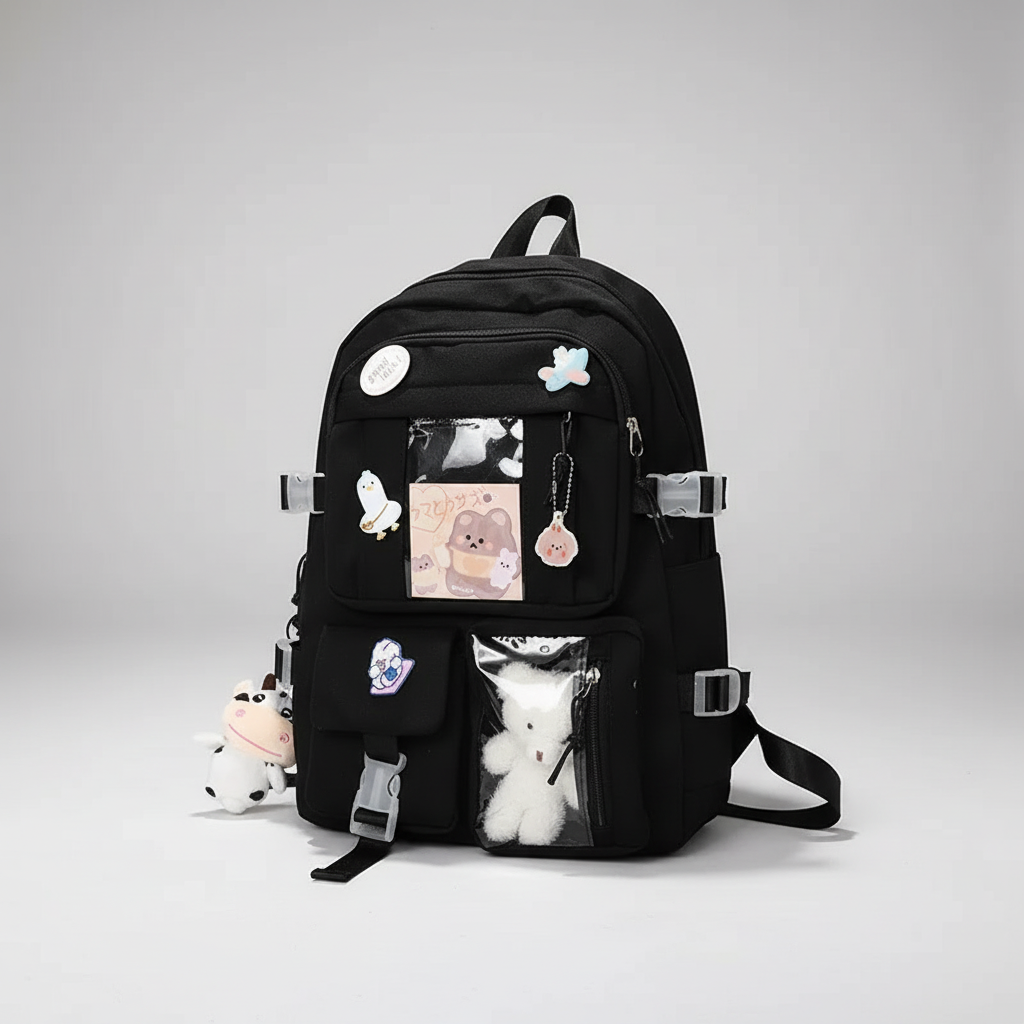 Nordspur | Lilacory Preppy Style Student Backpack