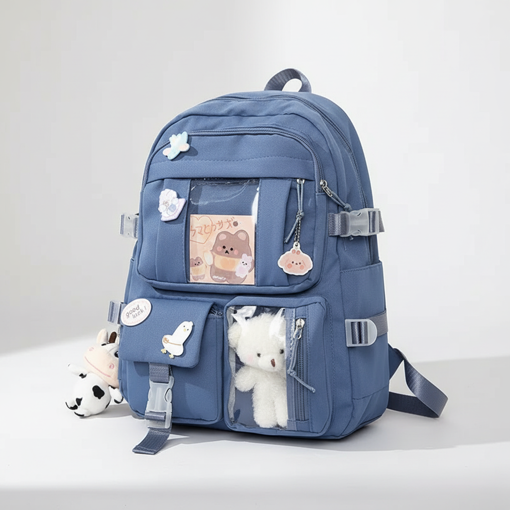 Nordspur | Lilacory Preppy Style Student Backpack