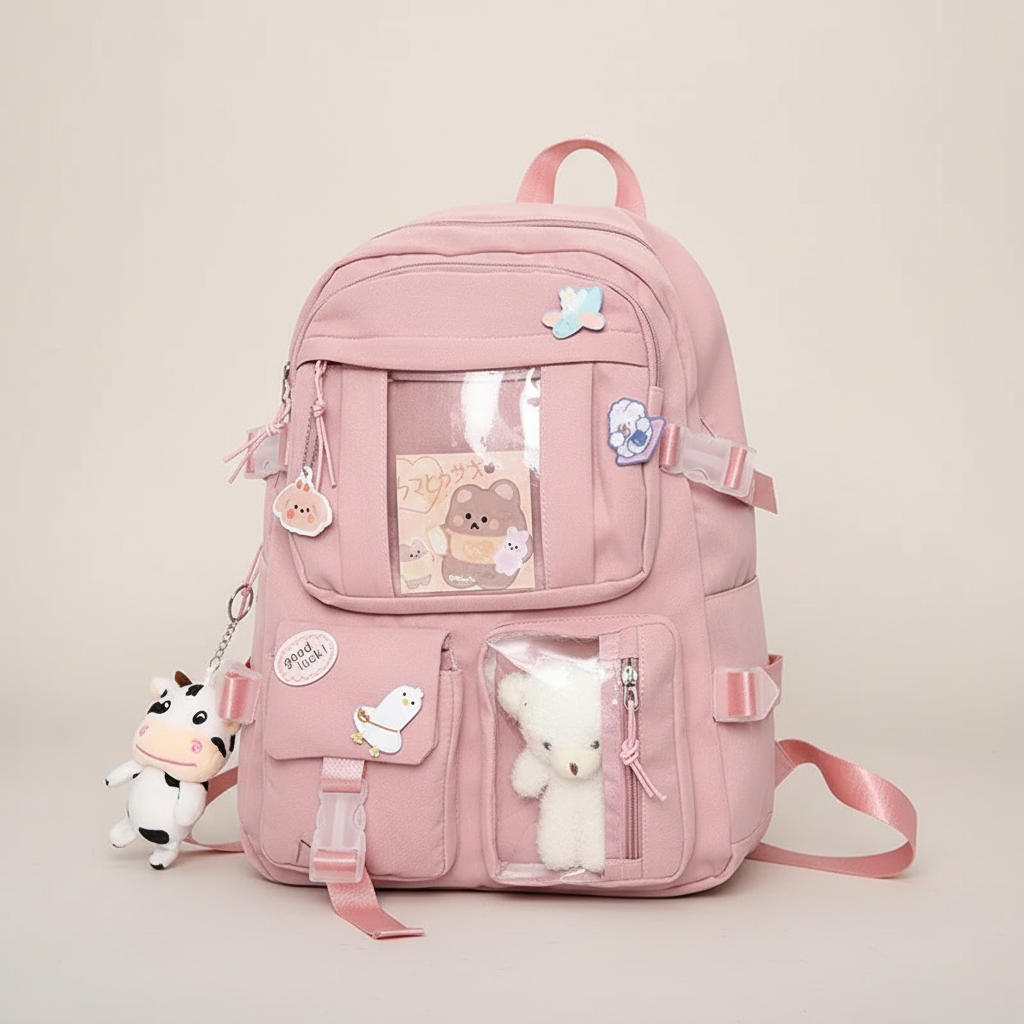 Nordspur | Lilacory Preppy Style Student Backpack