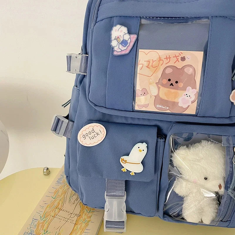 Nordspur | Lilacory Preppy Style Student Backpack