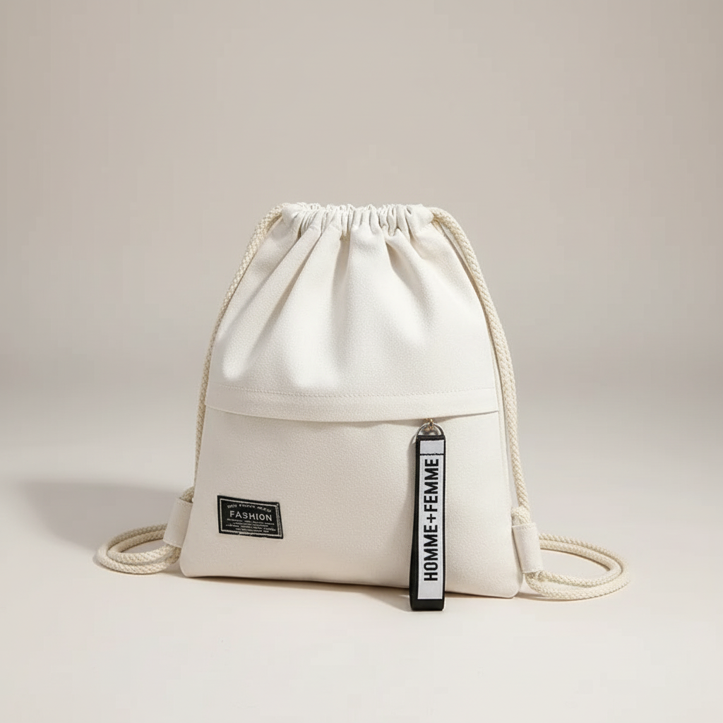 Nordspur | Linenovo Soft Linen Drawstring Backpack