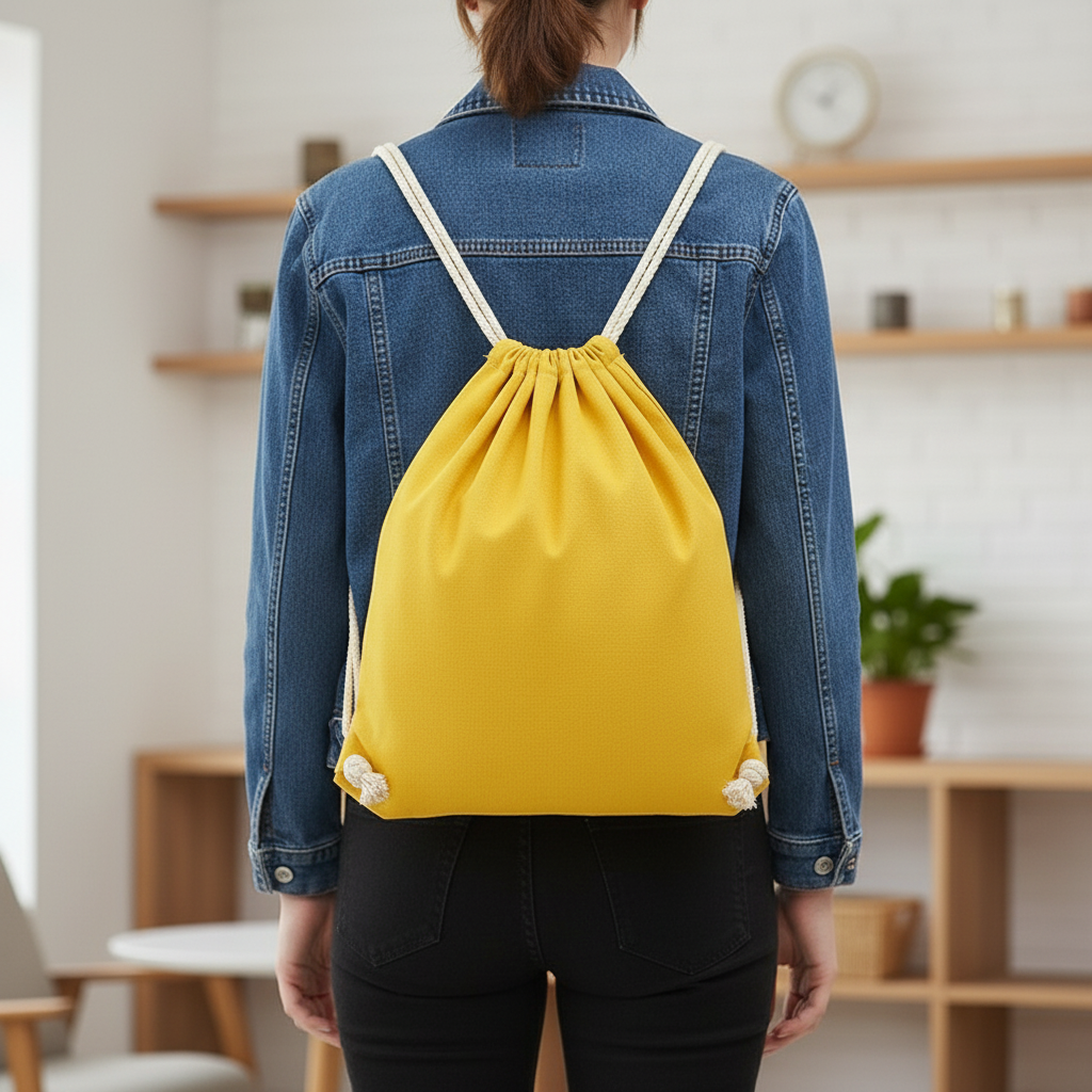Nordspur | Linenovo Soft Linen Drawstring Backpack