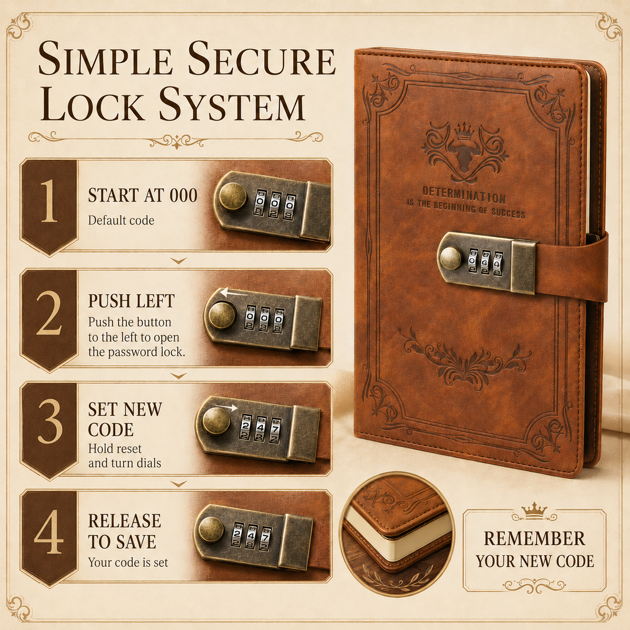 Nordspur | Lockwell A5 Lockable Journal