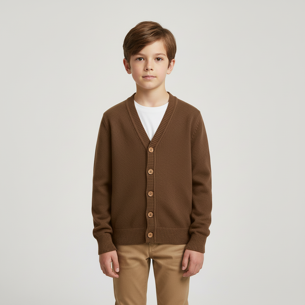 Nordspur | Long Sleeve Cotton Blend Cardigan