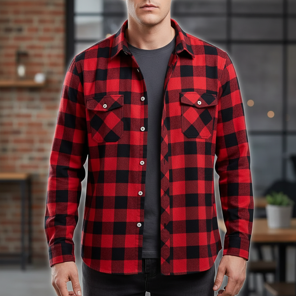 Nordspur | Long Sleeve Flannel Shirt