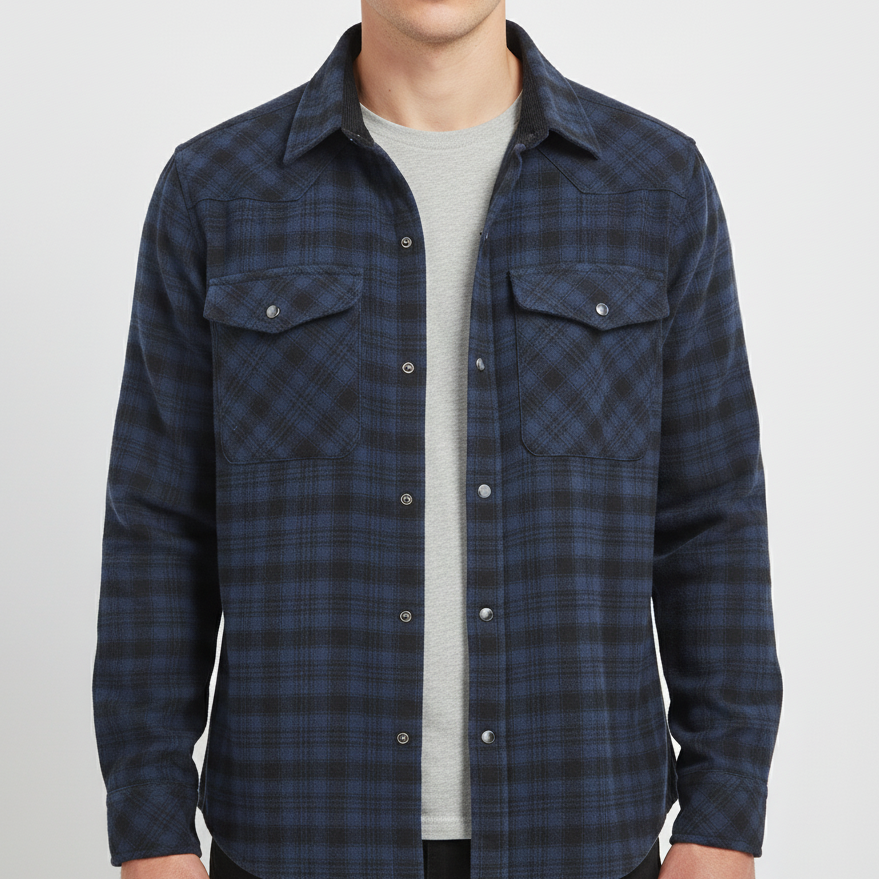 Nordspur | Long Sleeve Plaid Flannel Shirt