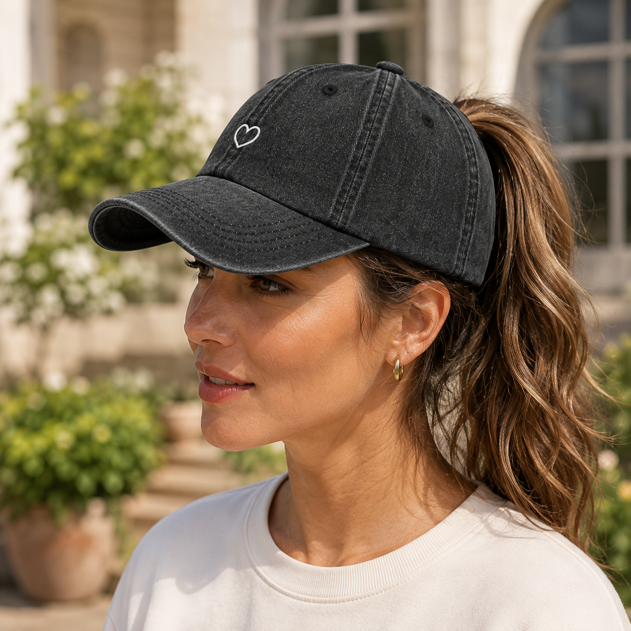 Nordspur | Lovelle Washed Retro Ponytail Cap