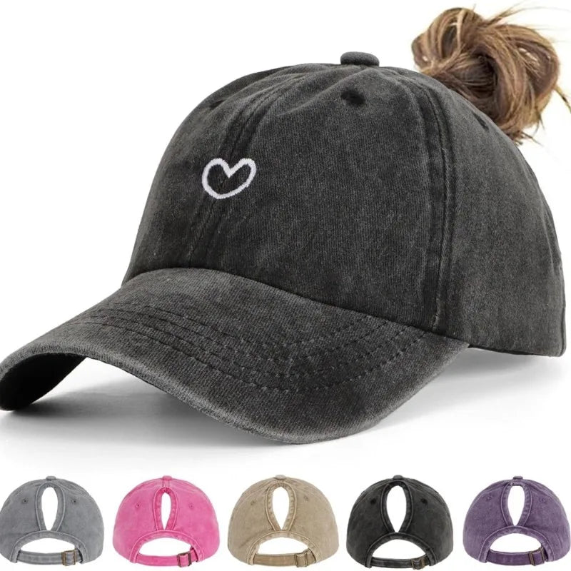 Nordspur | Lovelle Washed Retro Ponytail Cap
