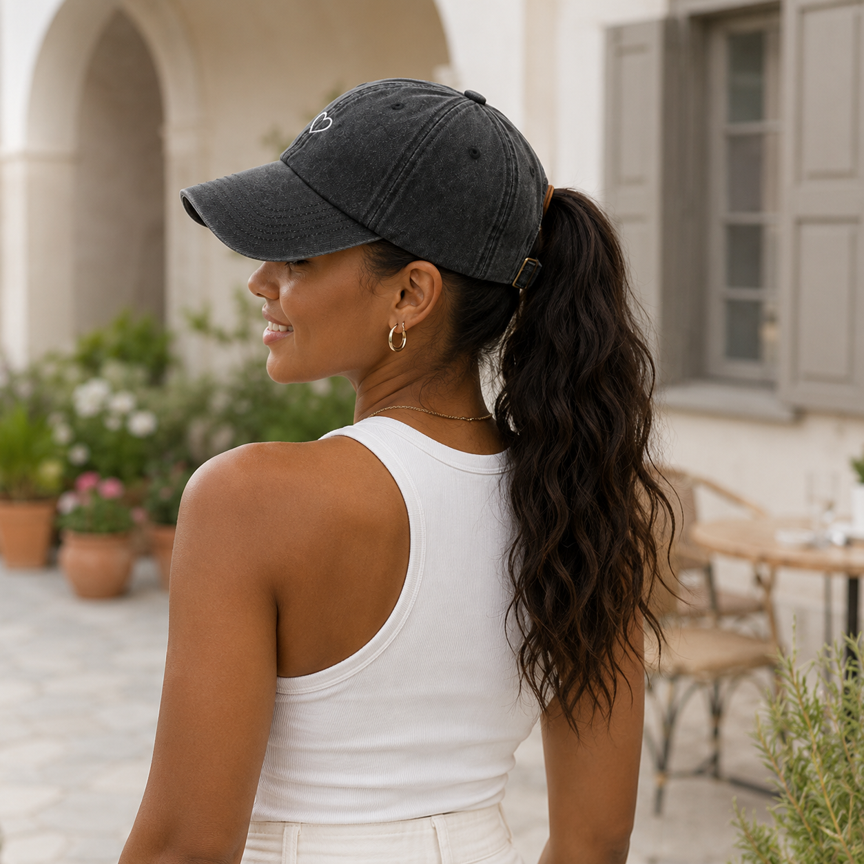 Nordspur | Lovelle Washed Retro Ponytail Cap