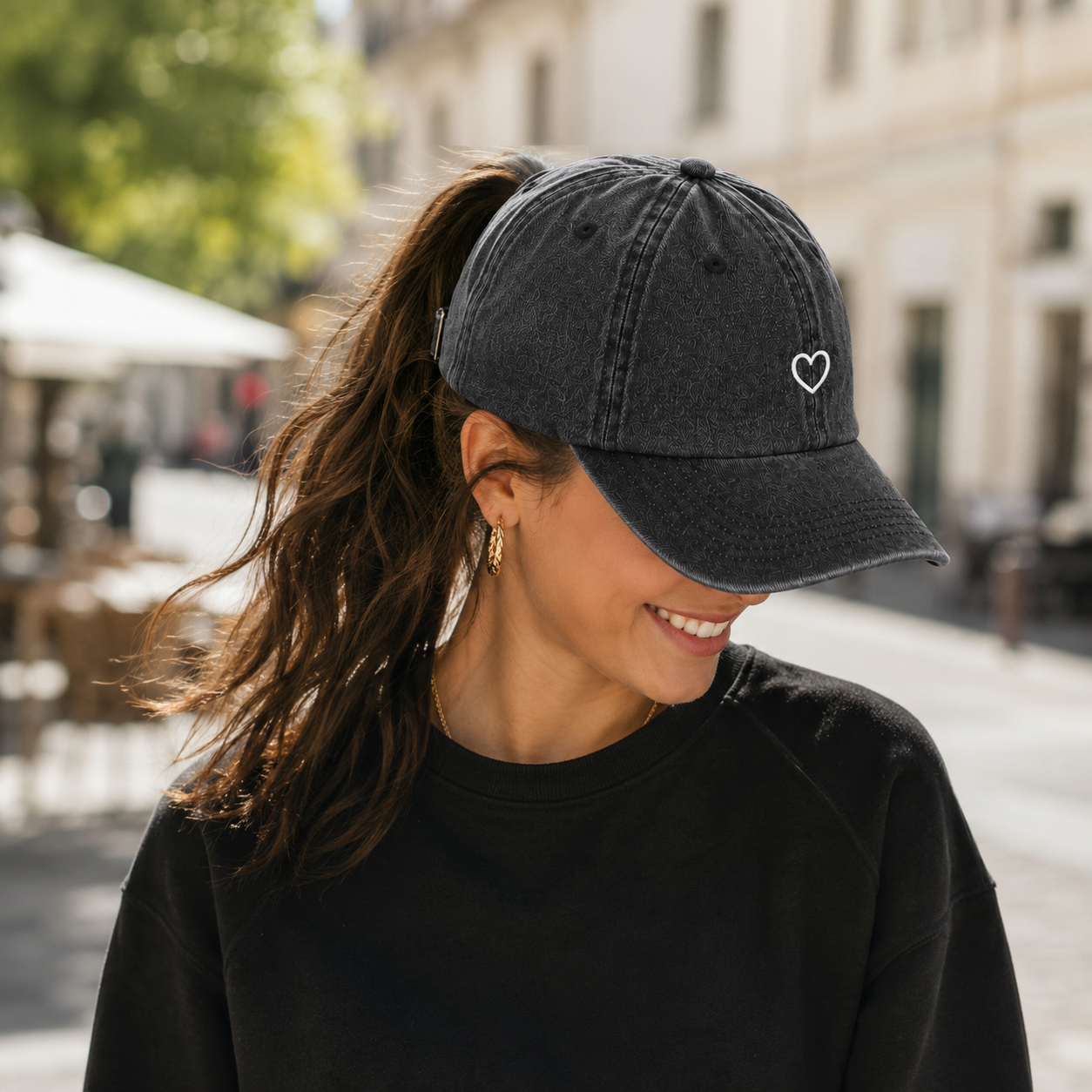 Nordspur | Lovelle Washed Retro Ponytail Cap