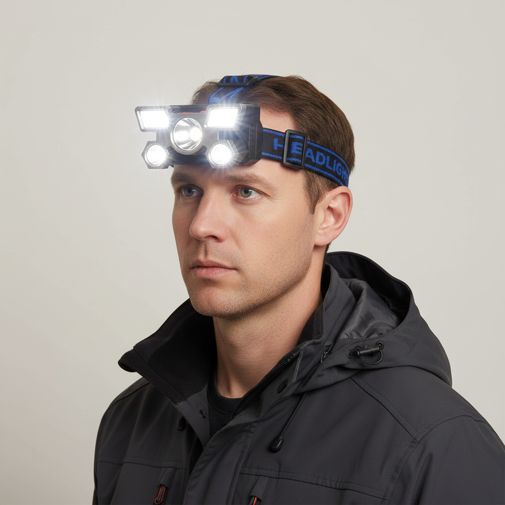 Nordspur | LumaBeam Rechargeable 5 LED Headlamp