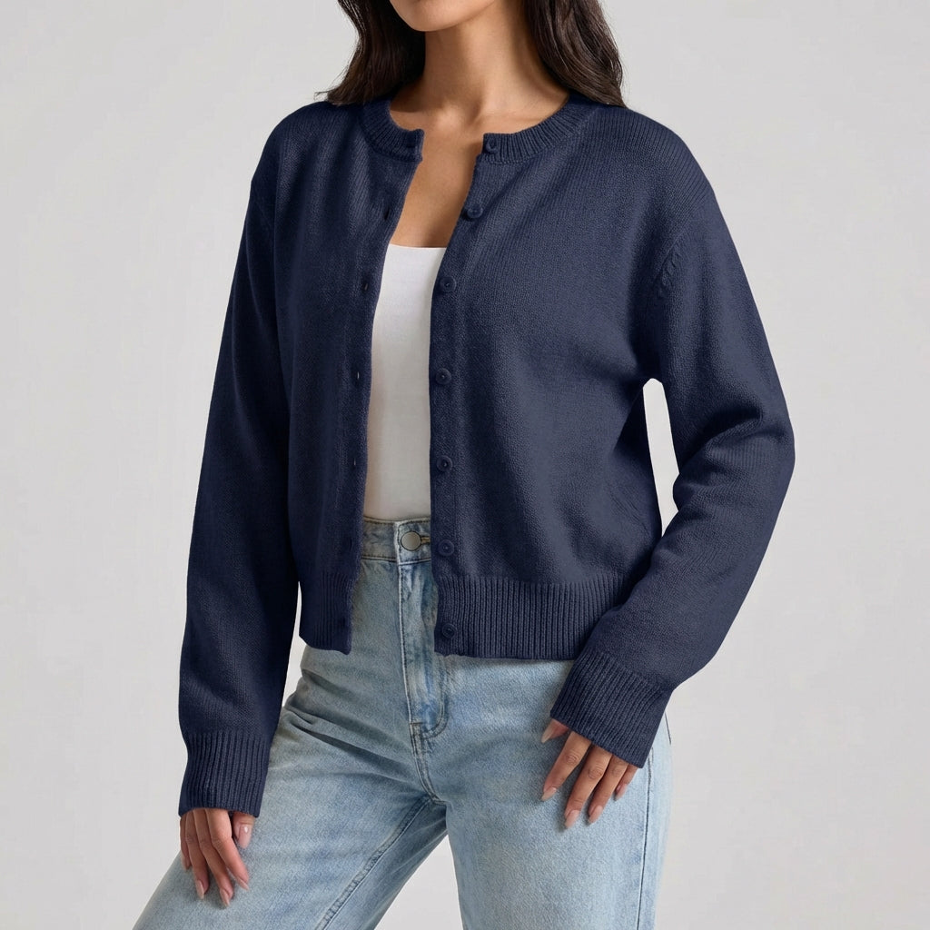 Nordspur | Lumeris Cropped Round Neck Sweater