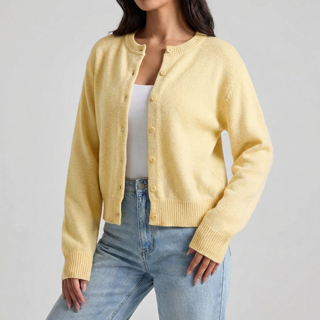 Nordspur | Lumeris Cropped Round Neck Sweater