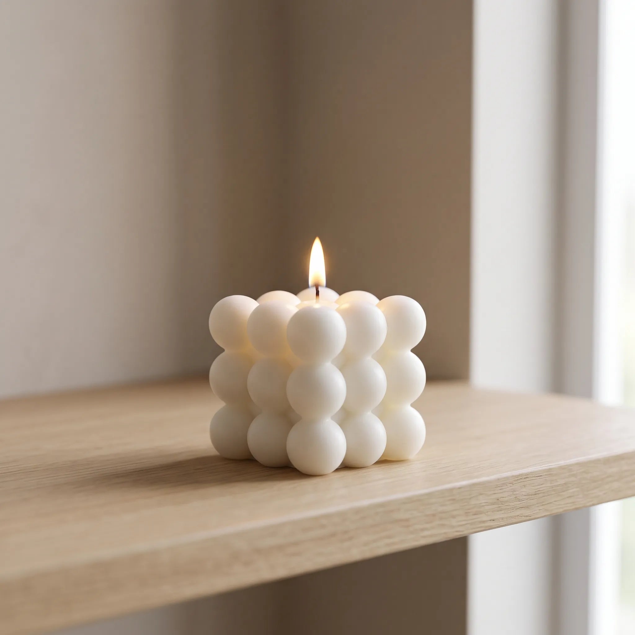 Nordspur | Lumicube Modern Bubble Cube Scented Candle