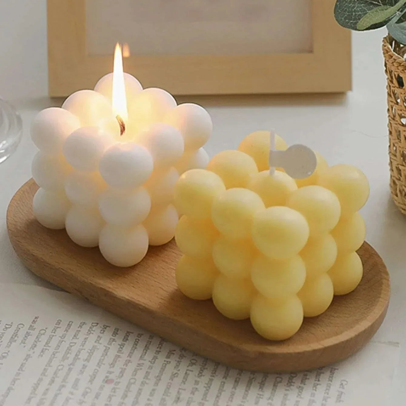 Nordspur | Lumicube Modern Bubble Cube Scented Candle