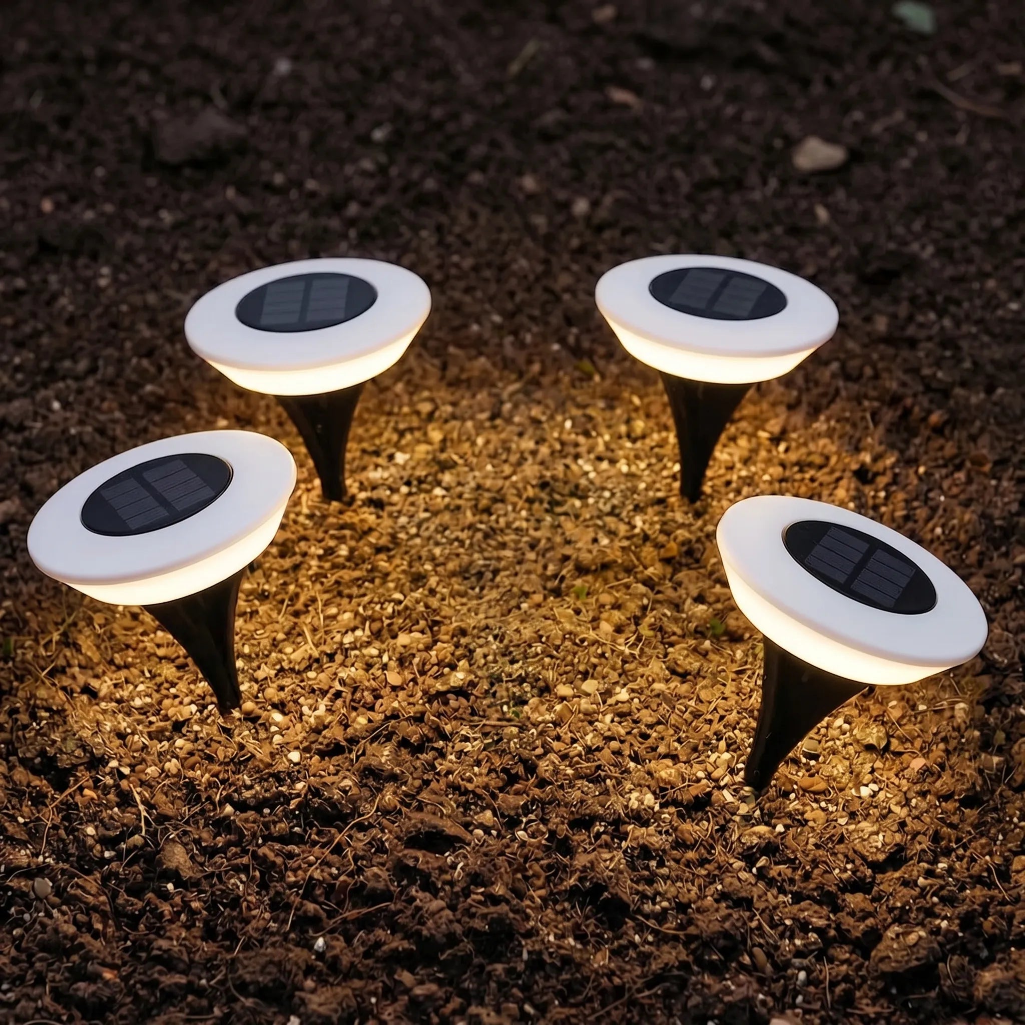 Nordspur | Lumidisk Low Profile Solar Ground Disk Light