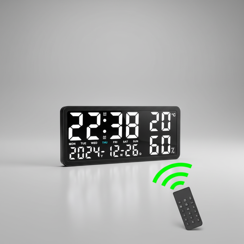 Nordspur | LuminChrono Digital LED Wall Clock