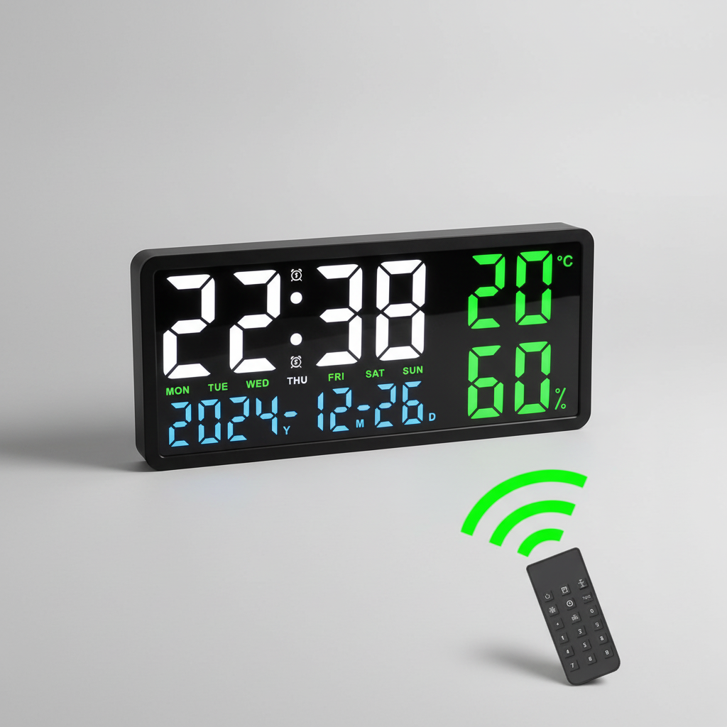 Nordspur | LuminChrono Digital LED Wall Clock