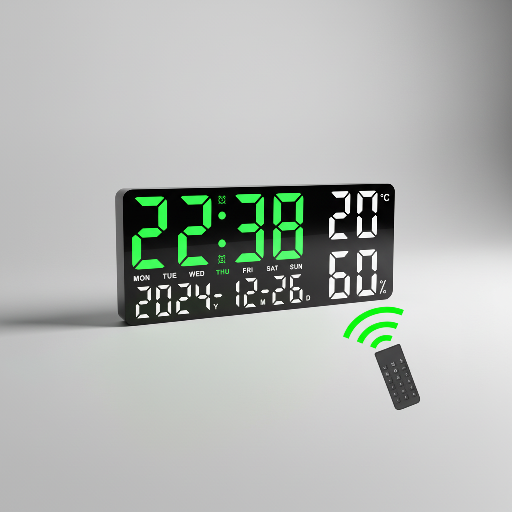 Nordspur | LuminChrono Digital LED Wall Clock
