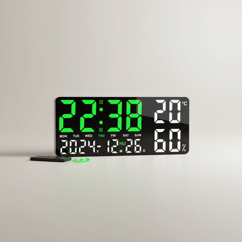 Nordspur | LuminChrono Digital LED Wall Clock