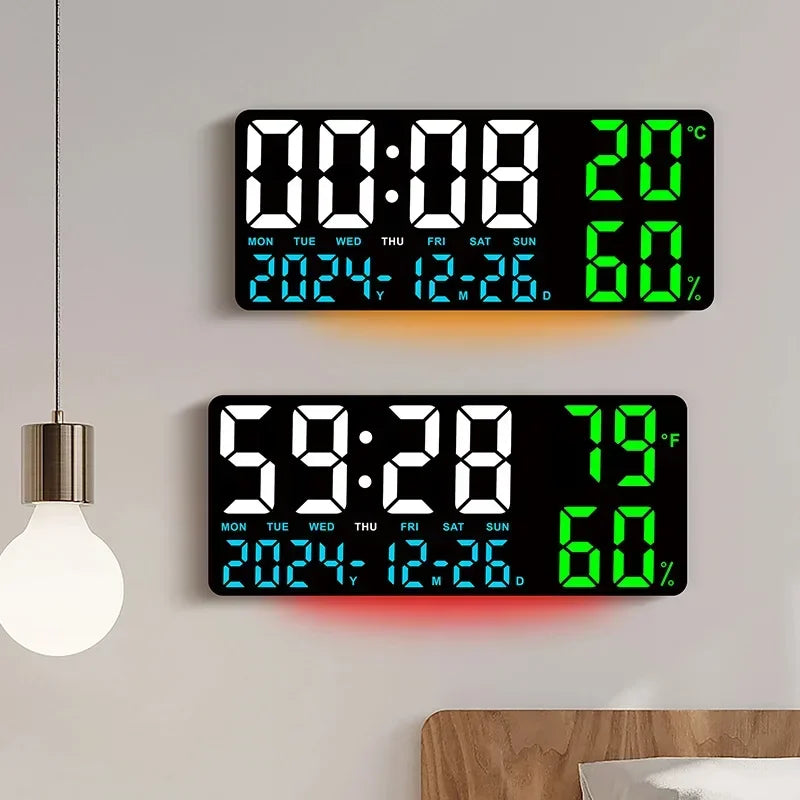Nordspur | LuminChrono Digital LED Wall Clock
