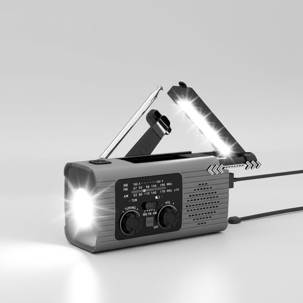 Nordspur | LuminCrank Hand Crank Emergency Radio