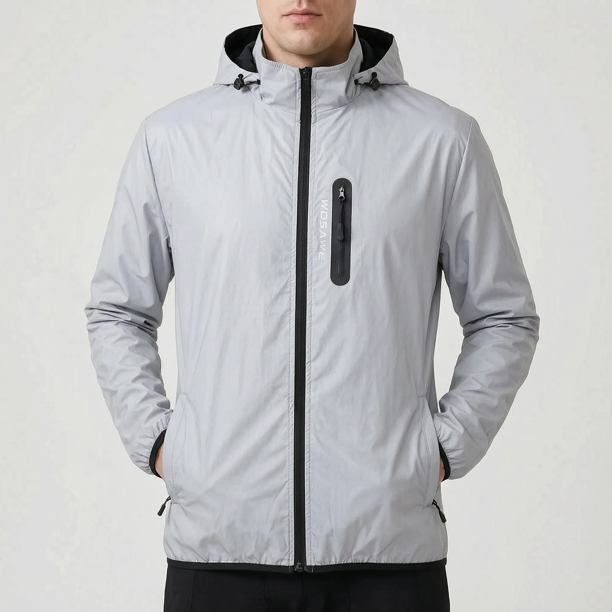 Nordspur | LuminaCoat Men's Fully Reflective Cycling Jacket