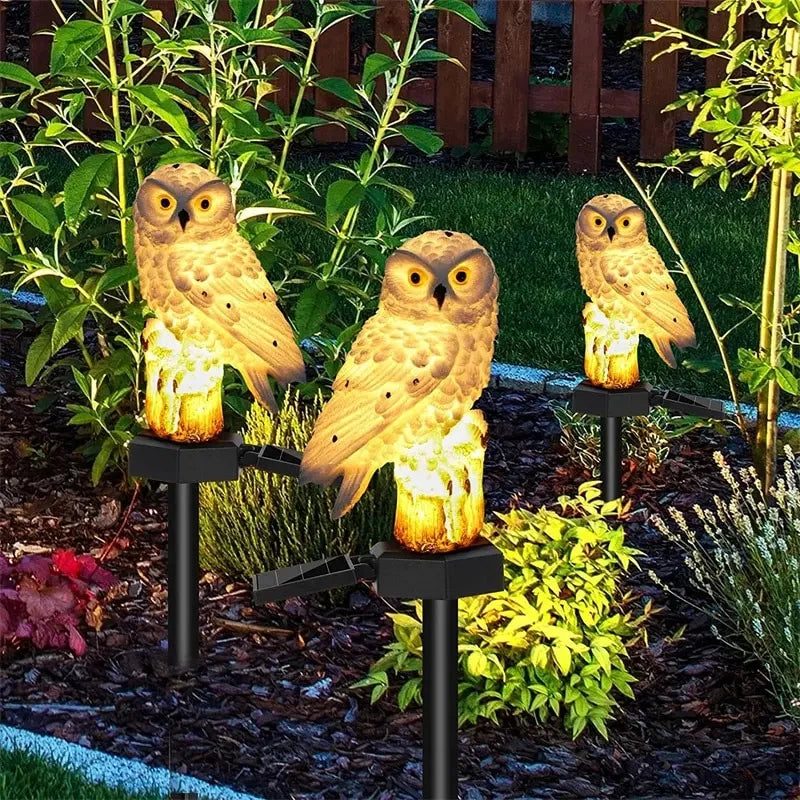 Nordspur | LuminaOwl Solar-Powered Owl Garden Stake Light