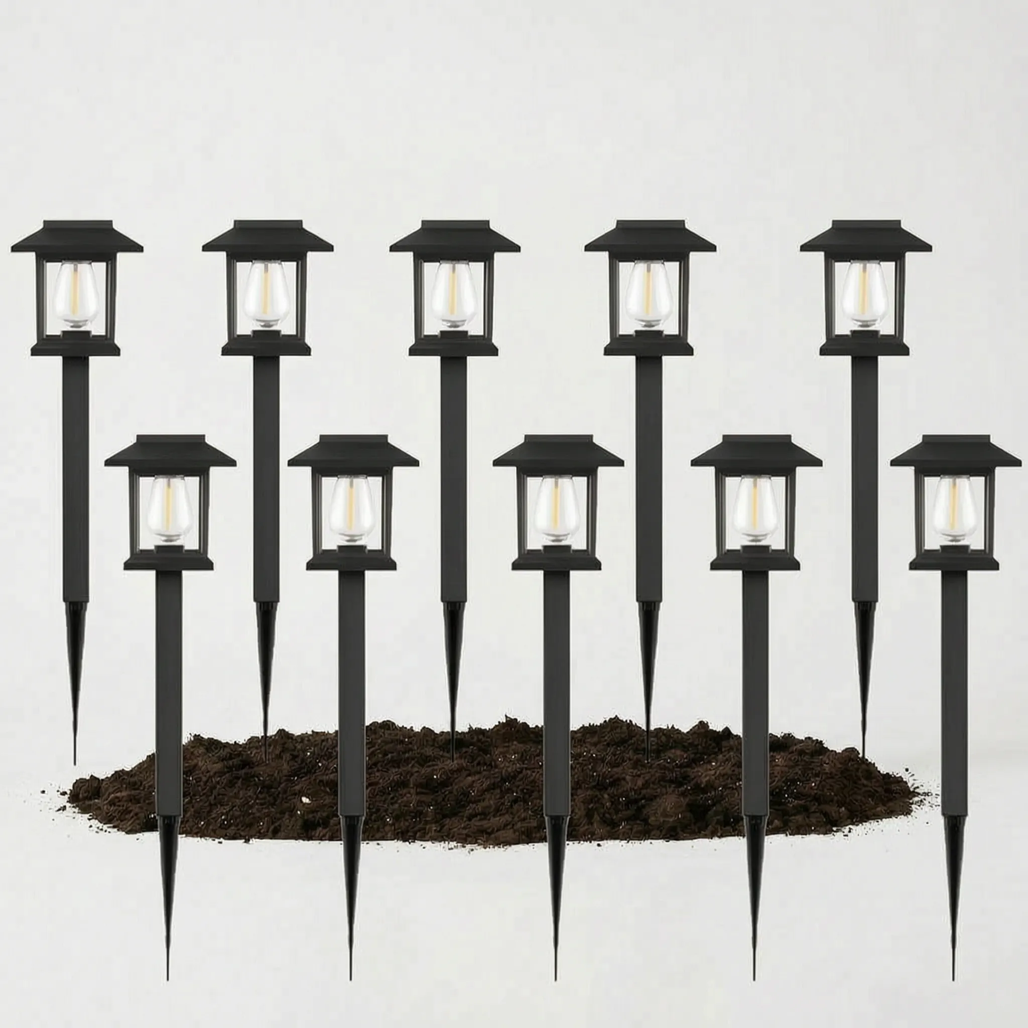 Nordspur | LuminaPath Solar Garden Path Lights