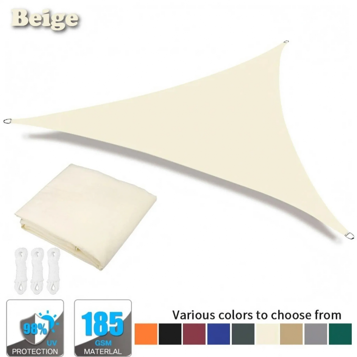 Nordspur | LuminaSail Triangular Outdoor Shade Sail