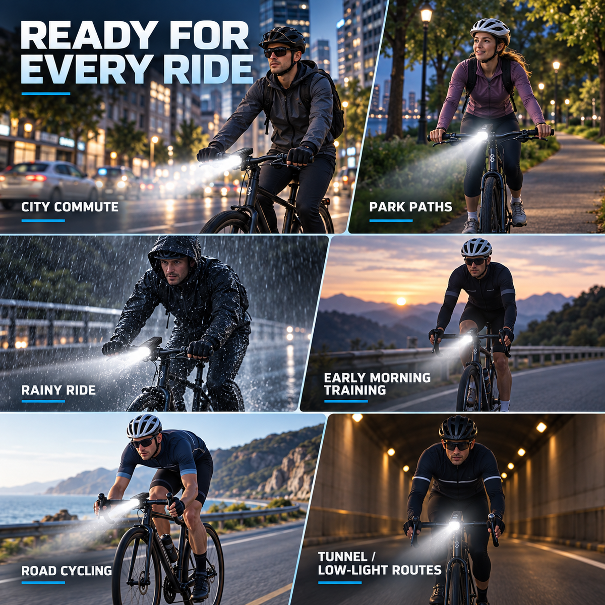 Nordspur | Luminaride Rechargeable Led Light Bike Headlight